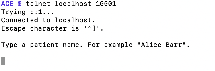 telnet command